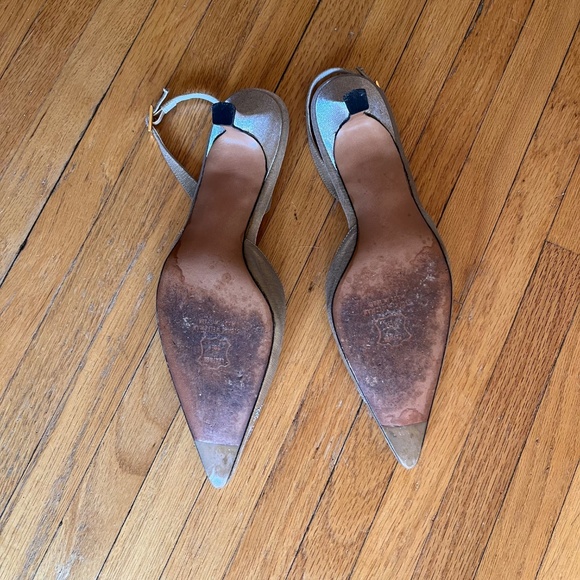 Perfect for the holidays! STUART WEITZMAN Slingback Shoes & Clutch Purse - Picture 8 of 8